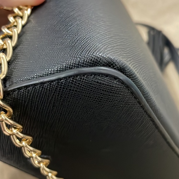 Aldo black/gold small crossbody bag - Picture 4 of 9